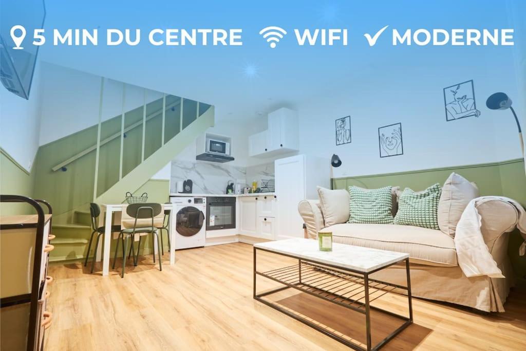 Nouveaute ! Lille T3 Avec Decor Moderne, Wifi Bagian luar foto